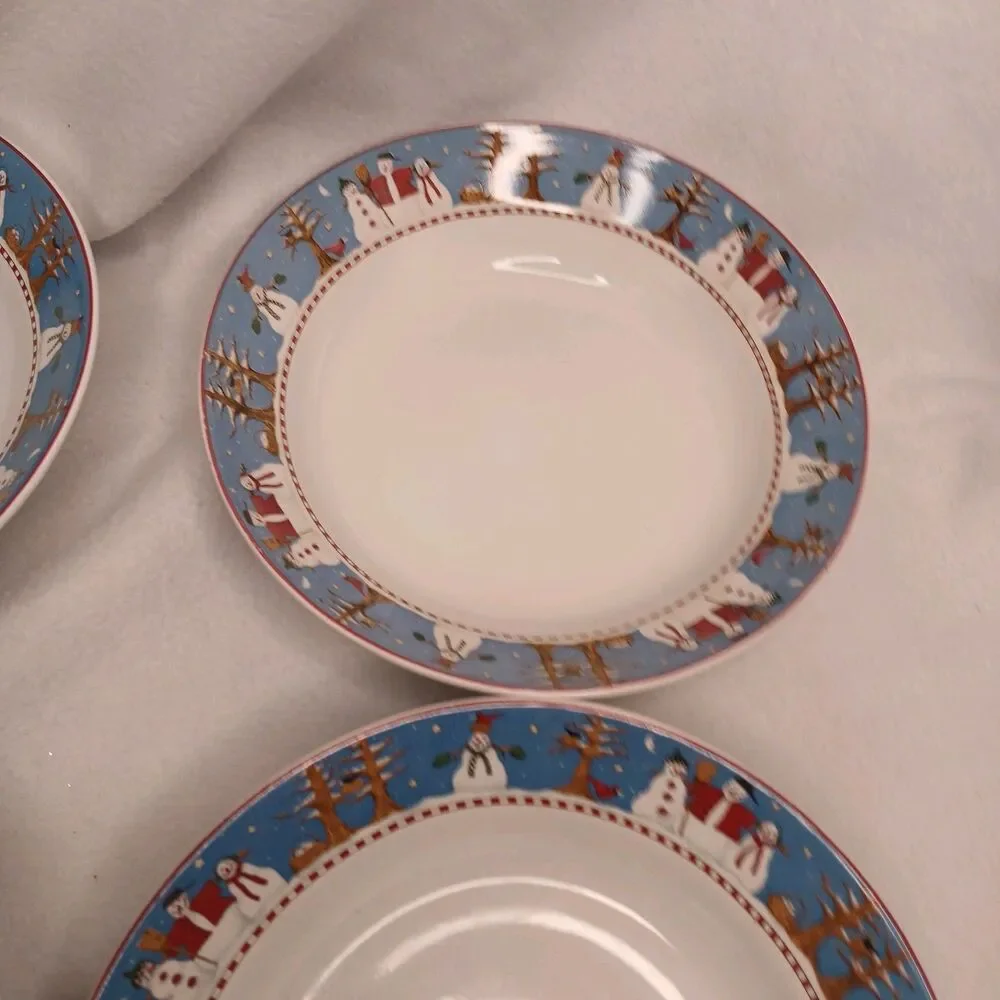 4 Coupe Soup Bowls Debbie Mumm Sakura 7